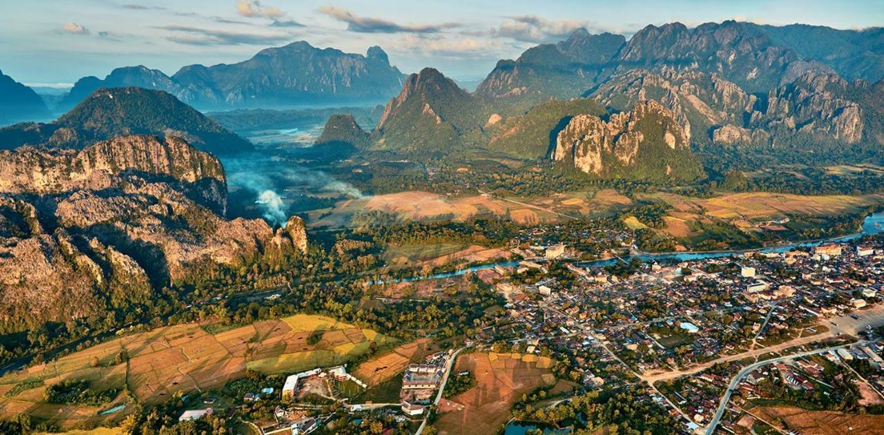Consiana Hotel Vang Vieng Dış mekan fotoğraf