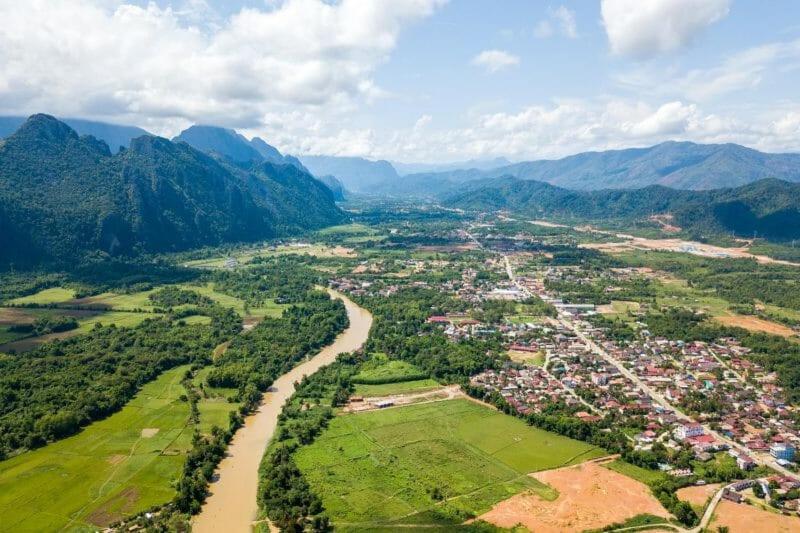 Consiana Hotel Vang Vieng Dış mekan fotoğraf